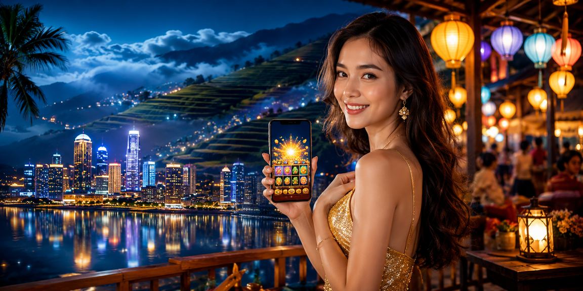 Người dùng trải nghiệm game và cược trực tuyến tại chợ đêm Sa Pa