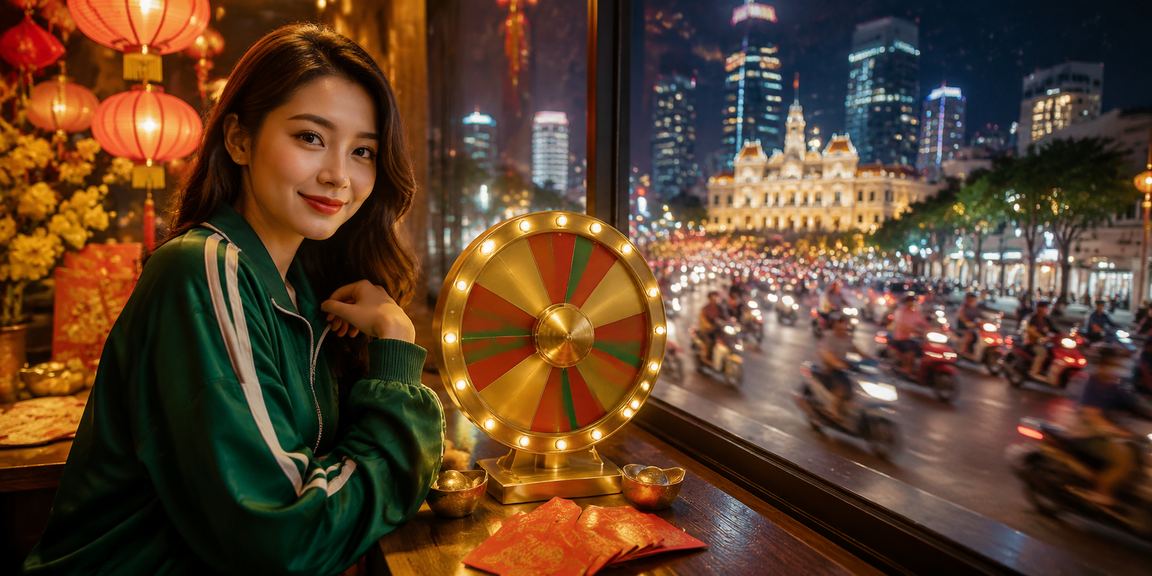 Cảnh sòng bạc trực tuyến Việt Nam với giao diện VIP và reload bonus trên màn hình